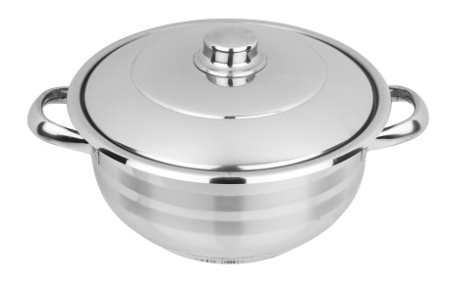 Vase pentru gatit - Oala inox cu capac ZLN7246, COCINERA,diametru 22 cm,capacitate 3 L