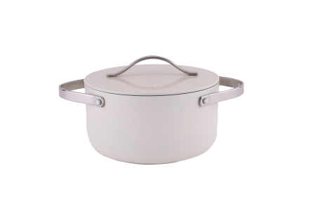 Vase pentru gatit - Oala Zilan ZLN0873 din 5 straturi de material, 24 cm diametru, capacitate 5.2l, manere nituite din otel inoxidabil