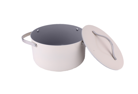 Oala Zilan ZLN0873 din 5 straturi de material, 24 cm diametru, capacitate 5.2l, manere nituite din otel inoxidabil [1]