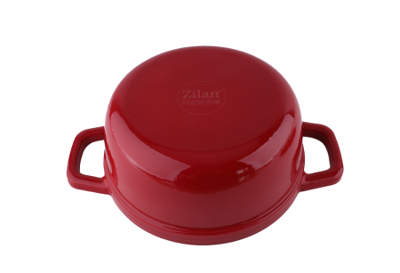 Oala Zilan ZLN0941, Din fier turnat sub presiune puternica, 2.6L, Diametru 22 cm, Inaltime 10 cm, Compatibila cuptor si masina de spalat vase [5]