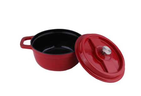 Oala Zilan ZLN0941, Din fier turnat sub presiune puternica, 2.6L, Diametru 22 cm, Inaltime 10 cm, Compatibila cuptor si masina de spalat vase [1]