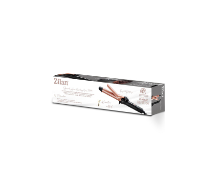 Ondulator de par Zilan ZLN9532 cu clips , Negru/Roz, diametru 25mm, Putere 30W [1]