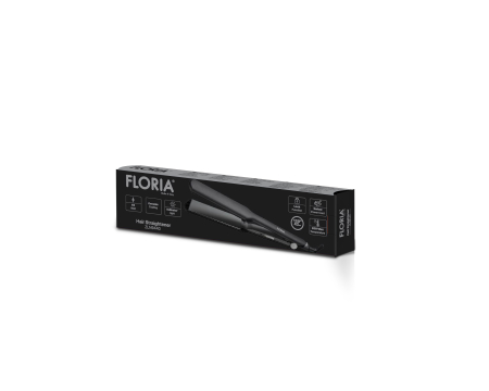 Placa de par Floria ZLN9440 pentru indreptat, temperatura maxima de 200 grade, 62W, Negru [1]