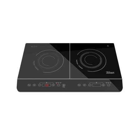 Plita cu inductie Zilan ZLN8088 Neagra, doua ochiuri, putere 3500W, geam din cristal negru [10]