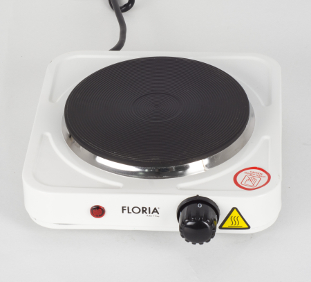 Plita electrica Floria Alb ZLN2829, 25 x 25 x 5 cm, 1 ochi, Putere 1500W [3]