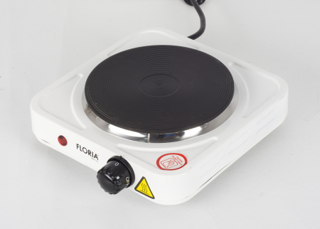 Plita electrica Floria Alb ZLN2829, 25 x 25 x 5 cm, 1 ochi, Putere 1500W [4]
