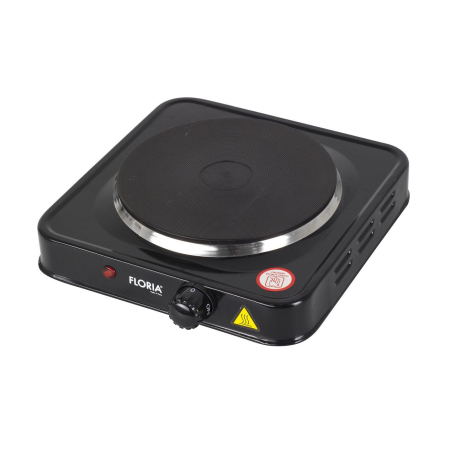 Plite electrice - Plita electrica Floria ZLN2828, 25 x 25 x 5 cm, Negru 1 ochi, Putere 1500W, 
