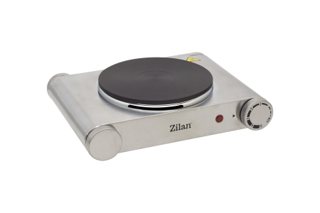 Plita electrica inox Zilan ZLN0535, 33x10x30, 1 arzator, 1500 W, termostat reglabil [11]