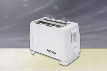 Prajitor de paine Floria ZLN1833 Alb, 700W, 7 nivele de control al temperaturii, buton de oprire [5]