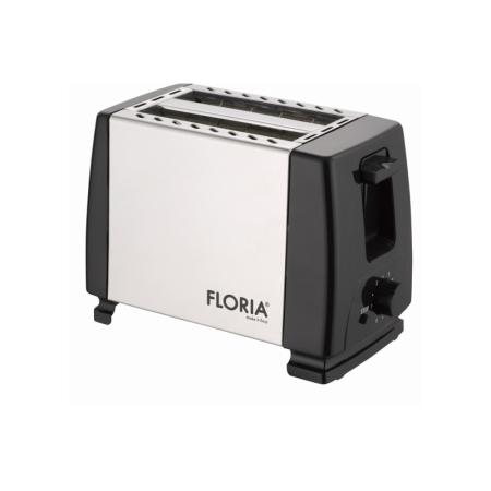 Prajitoare de paine - Prajitor de paine Floria ZLN1840 Negru/Inox, 700W, 7 nivele de control al temperaturii, buton de oprire