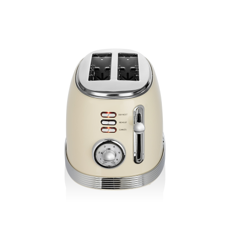 Prajitor de paine Retro Zilan ZLN1191, 2 felii de paine, 850W, 6 trepte de temperatura si timer, dezghetare, reincalzire, picioruse antiderapante [2]
