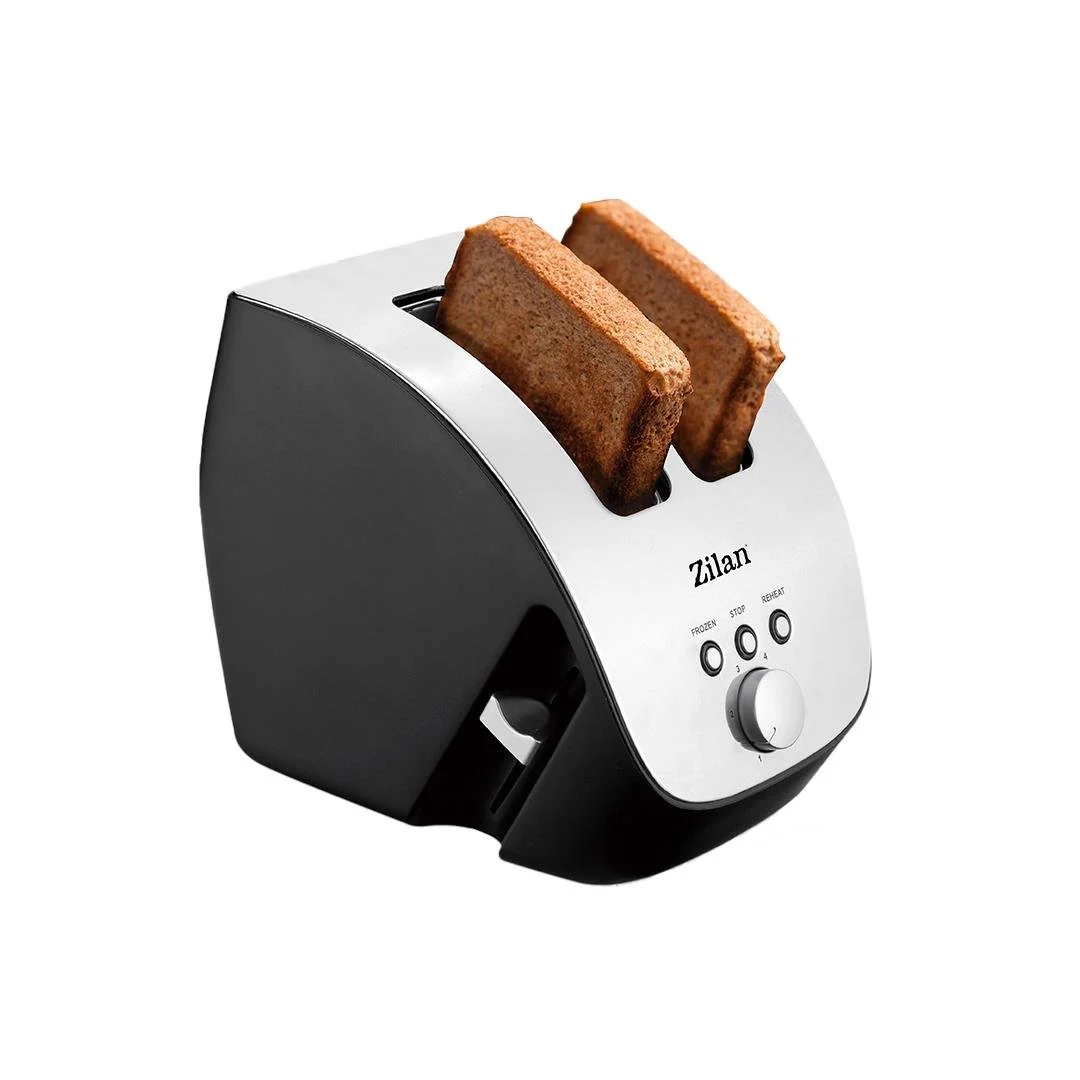 Prajitor de Paine ZILAN ZLN2690,negru/inox 1000W, 6 nivele de rumenire [2]