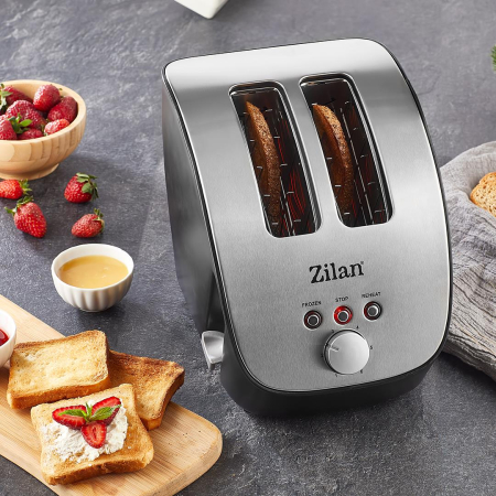 Prajitor de Paine ZILAN ZLN2690,negru/inox 1000W, 6 nivele de rumenire [3]
