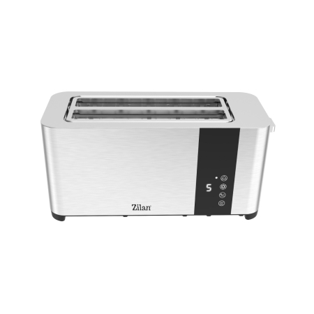 Prajitor de paine Zilan ZLN6234 Argintiun, ecran digital si tactil, putere 1400W, inox [1]