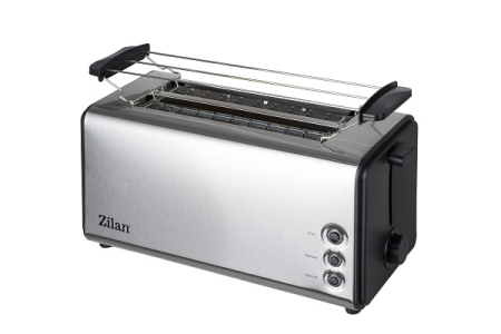 Prajitor paine dublu inox Zilan ZLN2720, 1300W, 6 grade de rumenire si functii multiple [5]