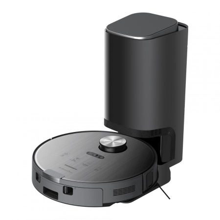 Robot de aspirare Heinner HI-RoboX PRO+ HRVC-MAI52DSBK, WI-FI, aspirator si mop, 14.4V/ 5200 mAh, putere aspirare 4000Pa, motor BLDC, navigatie LDS, AI Technology, autonomie 200 min, recipient praf: 2 [4]