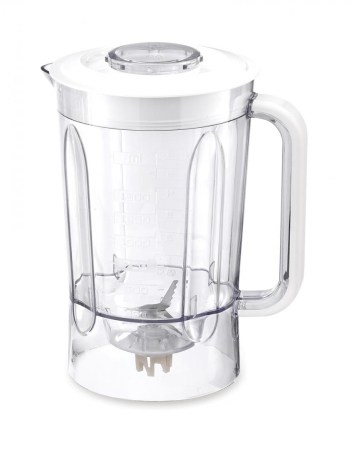 Robot de bucatarie Heinner FineGourmet FHP-K1000WP, 1000W, 6 viteze+pulse, bol procesare: 2.3L, lame inox, disc framantare, 3 lame feliere, disc emulsifiere, cana plastic 1.5l, storcator citrice, alb [3]