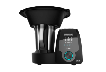 Roboti de bucatarie - Robot de bucatarie Zilan ZLN9334 ONYX multifunctional Thermorobot, 1700W, Capacitate 3.3L, 30 de functii, Afisaj digital LED, aplicatie mobil