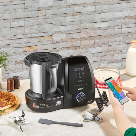 Robot de bucatarie Zilan ZLN9334 ONYX multifunctional Thermorobot, 1700W, Capacitate 3.3L, 30 de functii, Afisaj digital LED, aplicatie mobil [3]