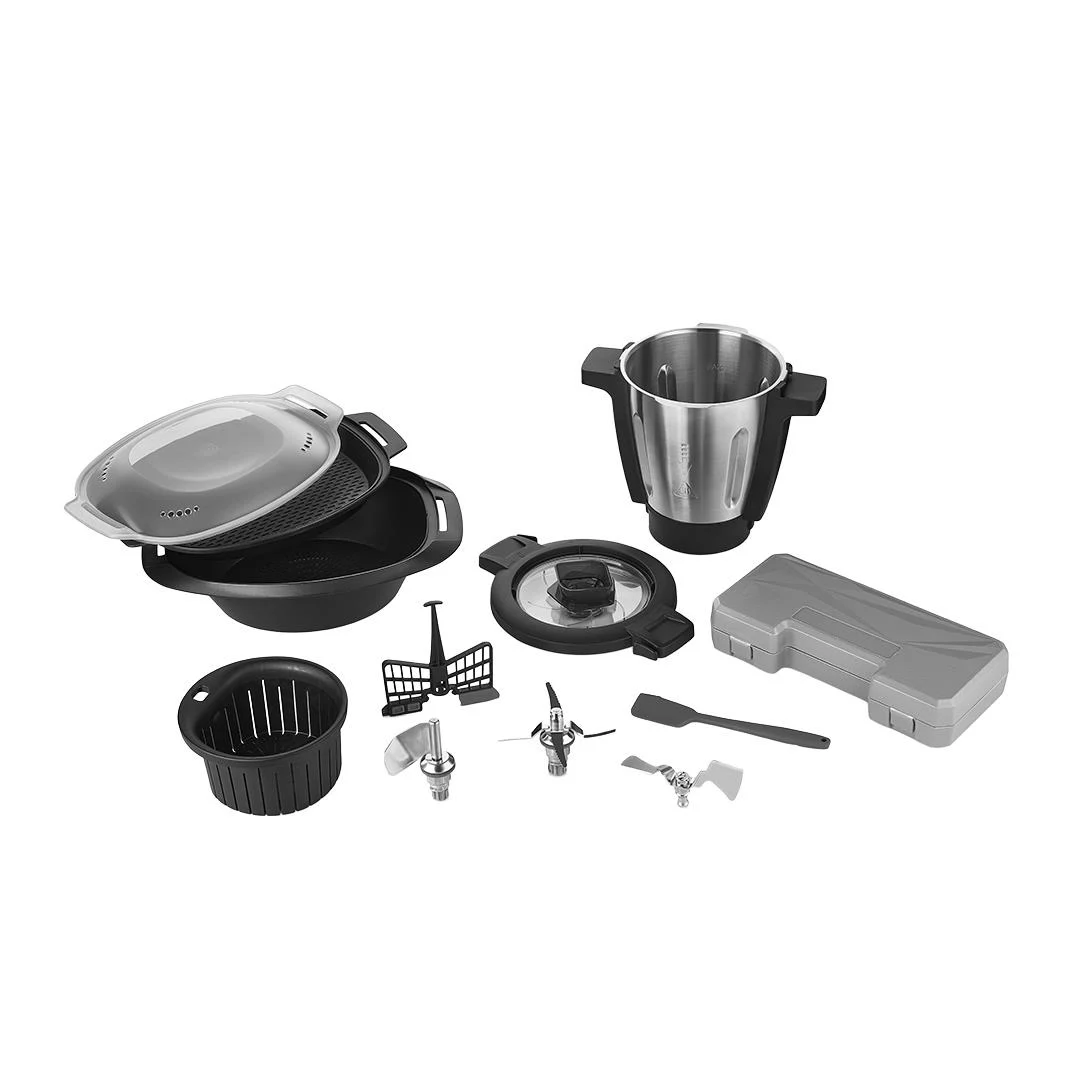 Robot de bucatarie Zilan ZLN9341 RUBY multifunctional Thermorobot, 1700W, 4.7L, Ecran color TFT cu touchscreen de 7 inch, 18 Functii, WiFi, Aplicatie mobila [2]