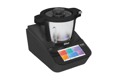 Roboti de bucatarie - Robot de bucatarie Zilan ZLN9341 RUBY multifunctional Thermorobot, 1700W, 4.7L, Ecran color TFT cu touchscreen de 7 inch, 18 Functii, WiFi, Aplicatie mobila