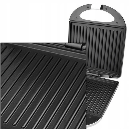 Sandwich maker XL Zilan ZLN4841 Negru, putere 1600W, indicator luminos, capacitate 4 portii [8]