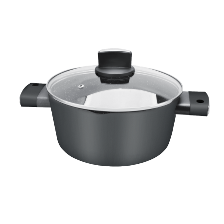 Set de oale Zilan ZLN0942 Negru, cu 9 piese, invelis din marmura si manere fine la atingere [1]