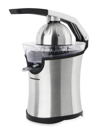 Storcator de citrice Heinner Aren HCP-160SS, 160W, 2 conuri, filtru inox, maner cu aluminiu turnat, picioruse antialunecare, inox [3]