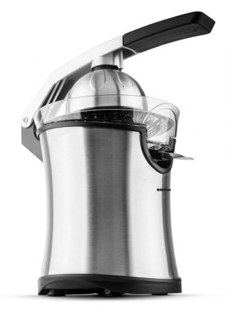 Storcatoare - Storcator de citrice Heinner Aren HCP-160SS, 160W, 2 conuri, filtru inox, maner cu aluminiu turnat, picioruse antialunecare, inox