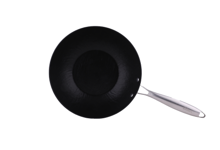 Tigai - Tigaie Wok Zilan ZLN0934, Diametru 28 cm, 7 straturi de material, Maner nituit, Compatibil cuptor si masina de spalat vase