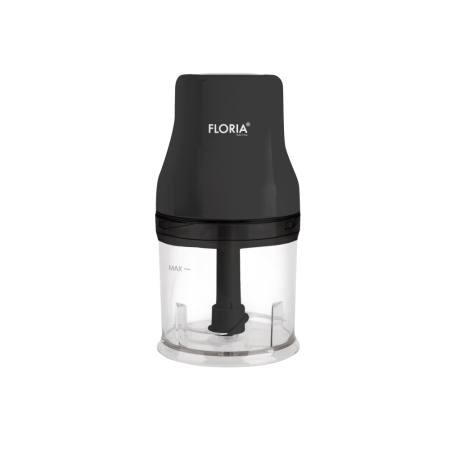 Tocatoare - Tocator legume-fructe  chopper  FLORIA ZLN3035, putere 200W, capacitate vas 500 ml, cutit inox, negru