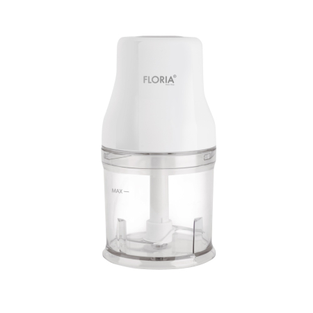 Tocatoare - Tocator legume-fructe  chopper  FLORIA ZLN3042, putere 200W, capacitate vas 500 ml, cutit inox, alb