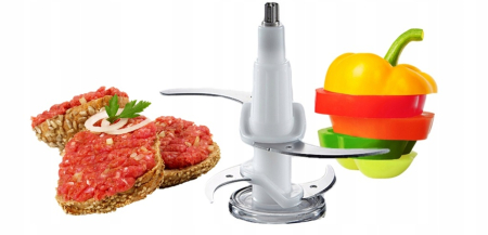 Tocator legume-fructe ZILAN ZLN3888, Putere 300W, Vas din sticla 1.6L, 4 lame inox, 2 trepte de viteza [9]