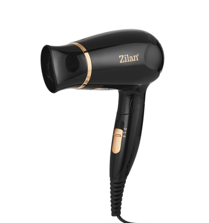 Uscator de par Floria ZLN2953 Negru cu maner pliabil pentru voiaj , 1200 W, 2 viteze si temperatura, Concentrator [4]