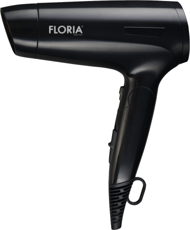 Uscatoare de par - Uscator de par Floria ZLN9402, 1600W, 2 trepte de viteza, 3 trepte de temperatura, protectie la supraincalzire, Negru