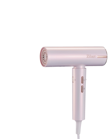 Uscatoare de par - Uscator de par Zilan ZLN9181, tehnologie IQ, 3 trepte de viteza si temperatura, Functie ionica, 1800W