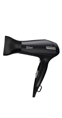 Uscatoare de par - Uscator de par Zilan ZLN9396, 2000W, 2 trepte de viteza, 2 trepte de temperatura, cu aer cald si rece, Negru