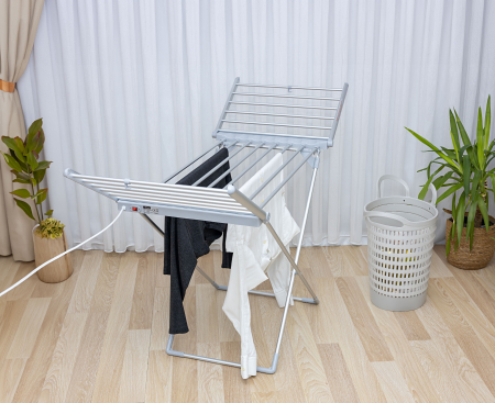 Uscator de rufe electric Zilan ZLN2060, suprafata 12m, inaltime ajustabila, aluminiu inoxidabil, pliabil, 230W [5]