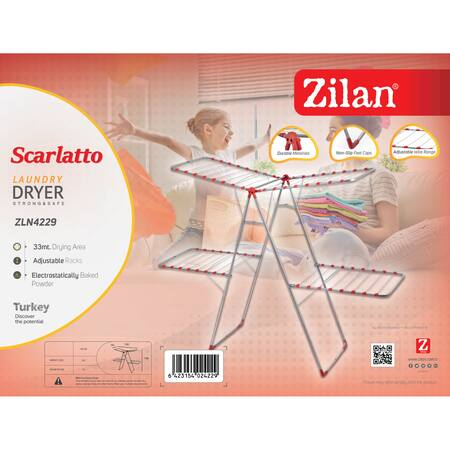 Uscator de rufe ZLN4229 Zilan-Scarlatto, Suprafata uscare 33 m [2]