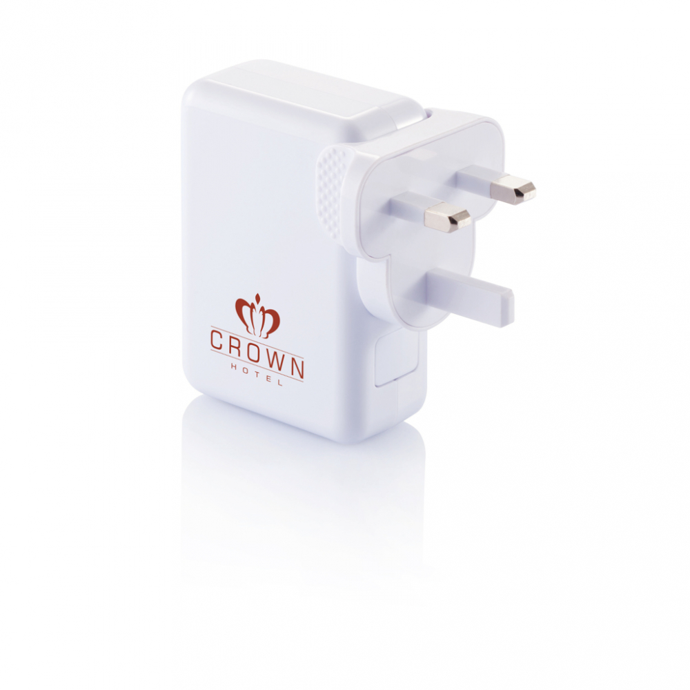 Adaptor de călătorie portabil cu 4 porturi USB [8]