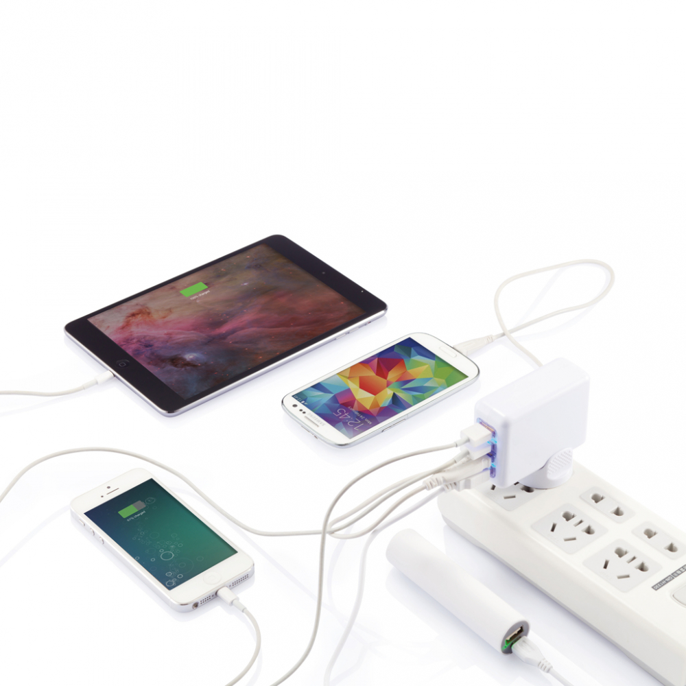 Adaptor de călătorie portabil cu 4 porturi USB [4]
