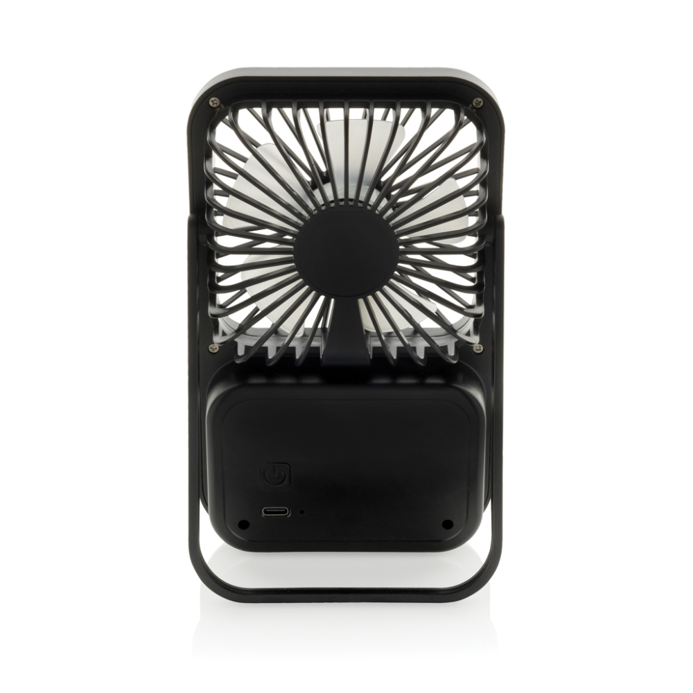 Aervina RCS recycled plastic re-chargeable desk fan [4]