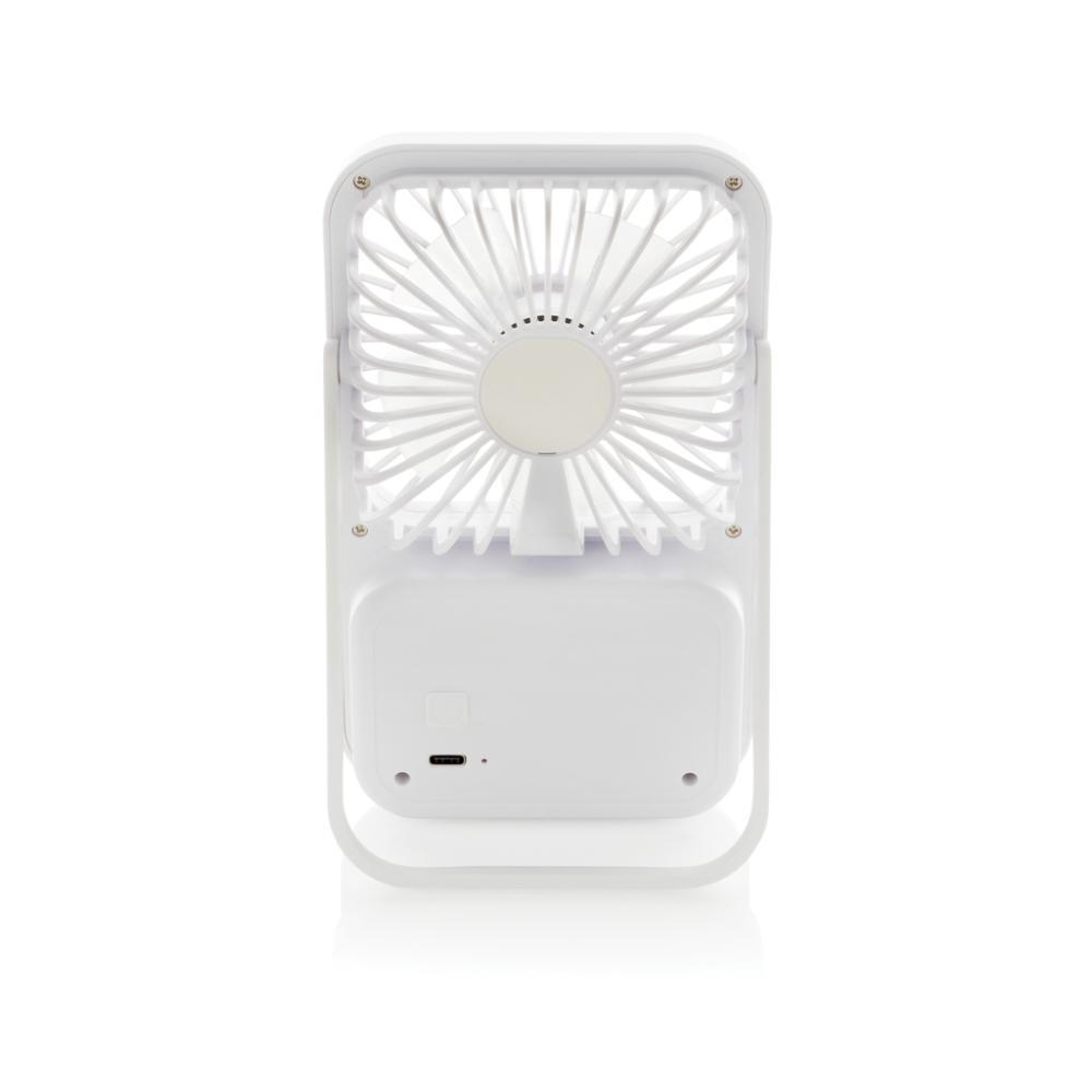 Aervina RCS recycled plastic re-chargeable desk fan [4]