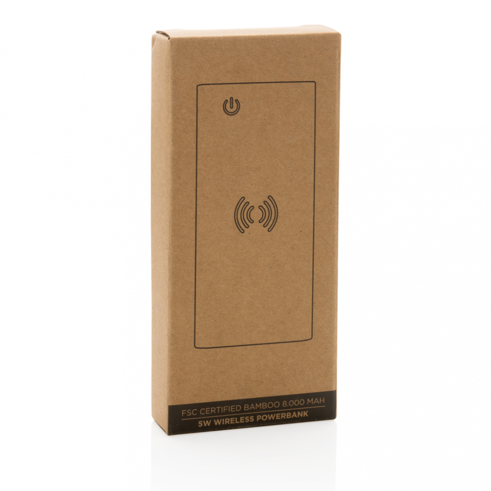Bamboo 8.000 mAh 5W wireless powerbank [12]