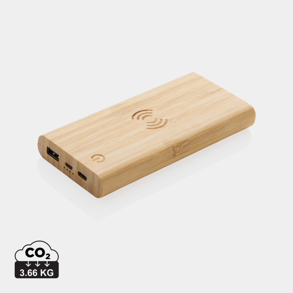 Bamboo 8.000 mAh 5W wireless powerbank [1]