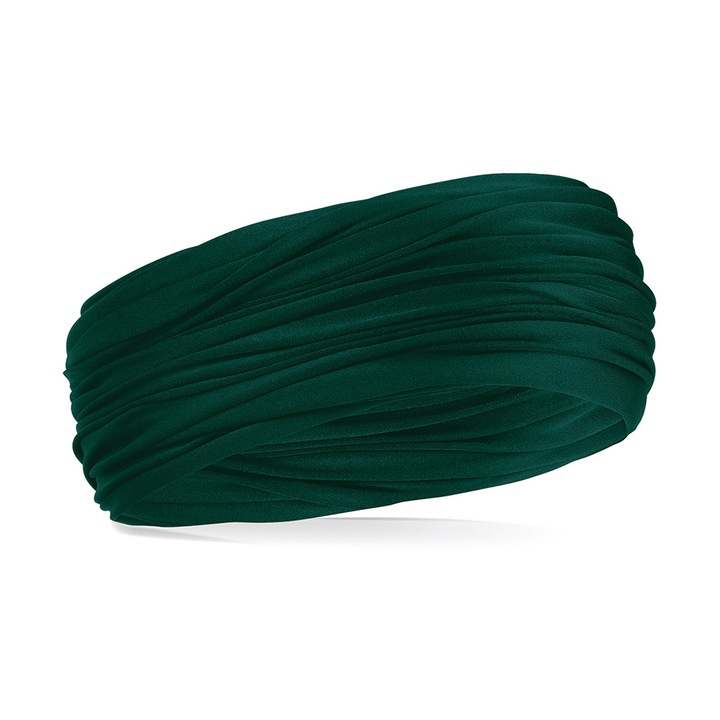 Bandana multifunctionala, Original, unisex, verde, 53/62 cm [2]