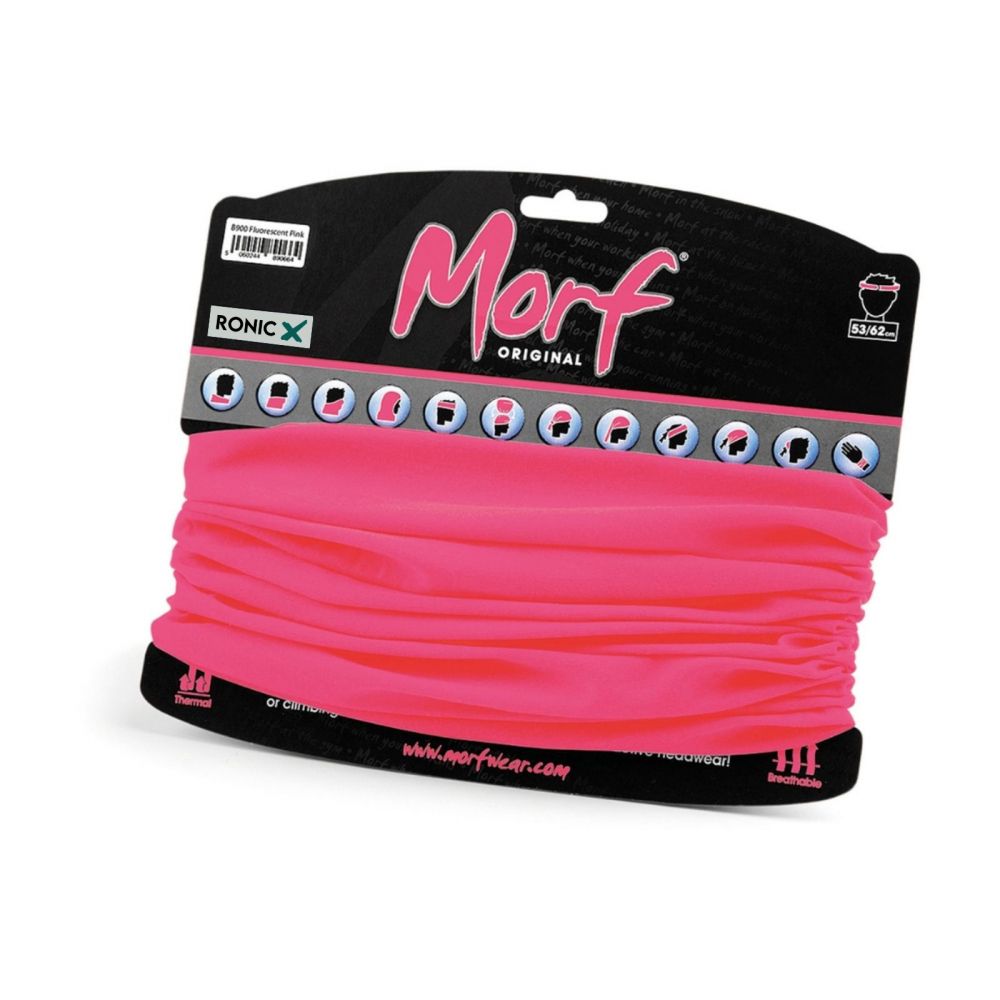 Bandana multifunctionala Original, unisex, 53/62 cm, corai [2]
