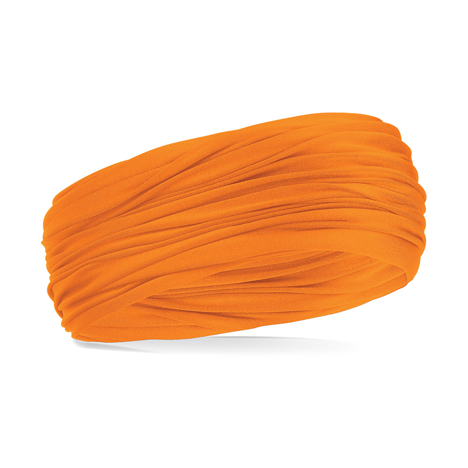 Bandana multifunctionala, Original, unisex, portocaliu, 53/62 cm [2]