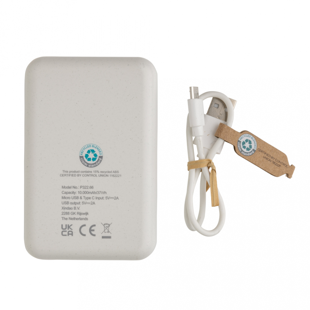 Baterie externă 10.000 mAh – compactă, eficientă și sustenabilă [8]
