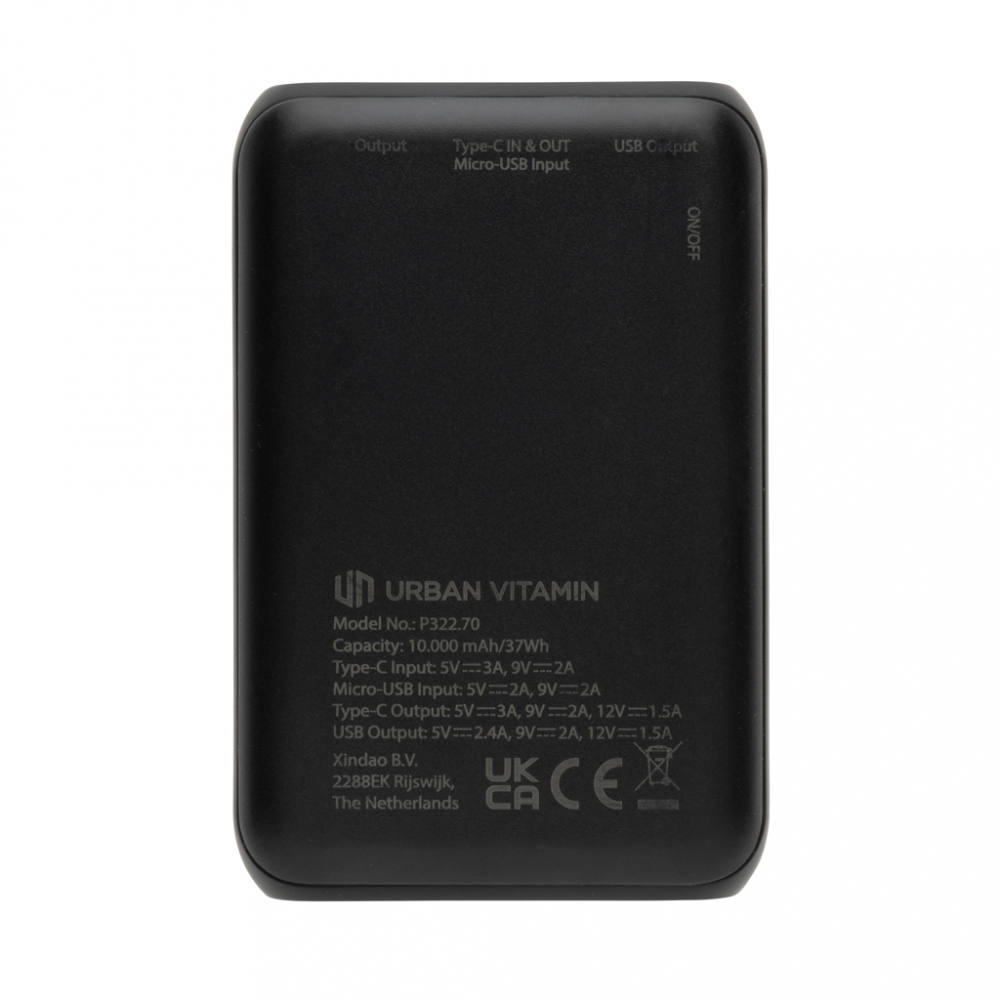 Baterie externă 10.000 mAh cu încărcare rapidă 18W PD [7]